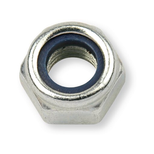 Locking nut DIN 985, M 6, steel 8, zinc plated